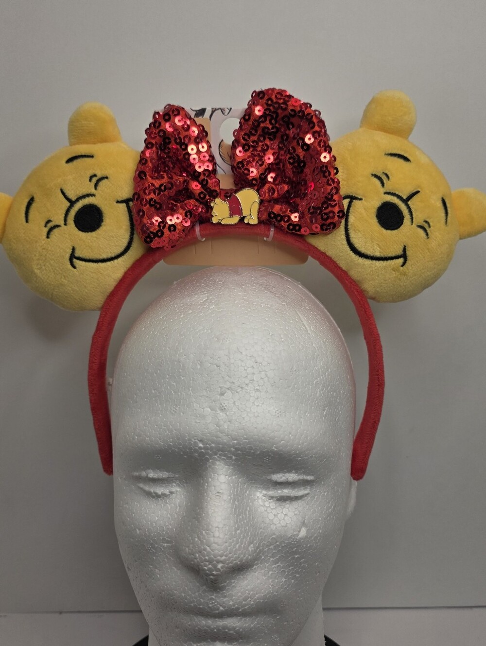 Primark Disney Winnie The Pooh Sequin Plush Ears Headband